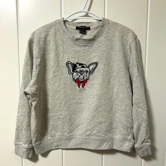 French Connection Bulldog Sweater Sz Med - Picture 1 of 1